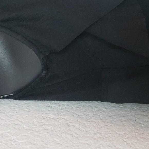 Loft | Women's Tier Ruffle V-Neck Pull-On Black Dress Sz S - Picture 5 of 9